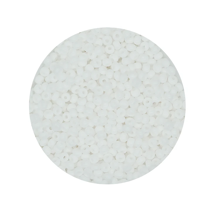 CZECH BEADS 10/0 (2MM) WHITE PACKAGE X 20 GRAMS (2020 UND APPROX) 1