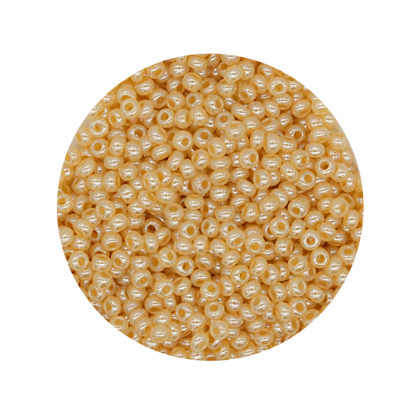 CZECH BEADS 10/0 (2MM) GOLD PEARLED X 20 GRAMS (2020 UND APPROX) 1