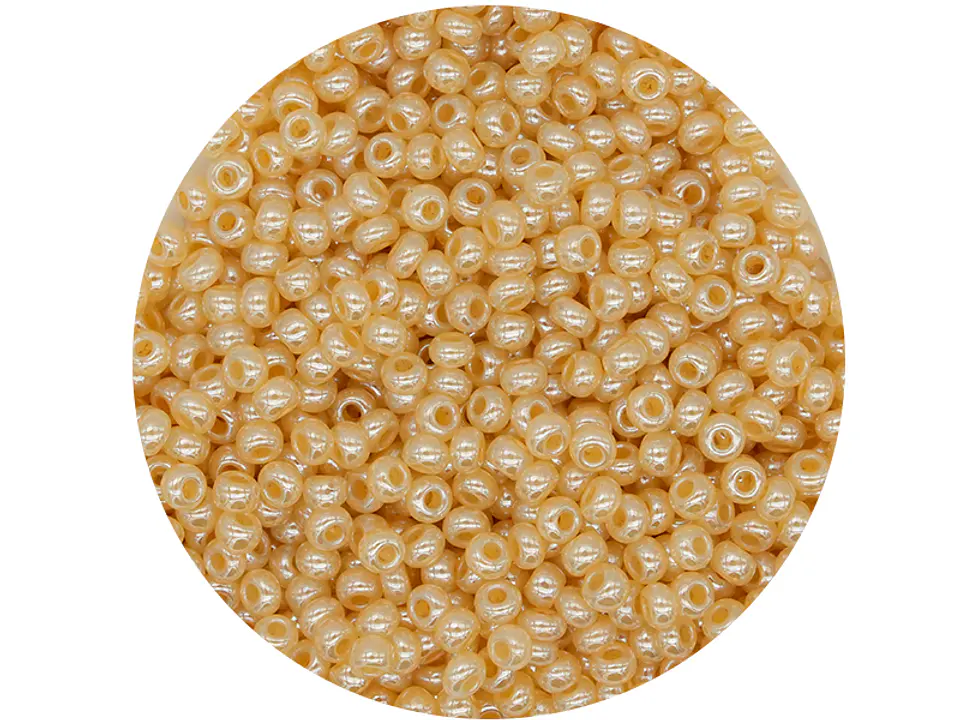 CZECH BEADS 10/0 (2MM) GOLD PEARLED X 20 GRAMS (2020 UND APPROX) 1