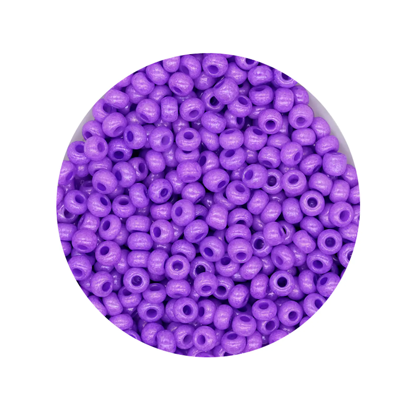CHAQUIRA CHECA 8/0 (3MM) MORADO PERLADO X 20 GRAMOS (792 UND APROX) 1