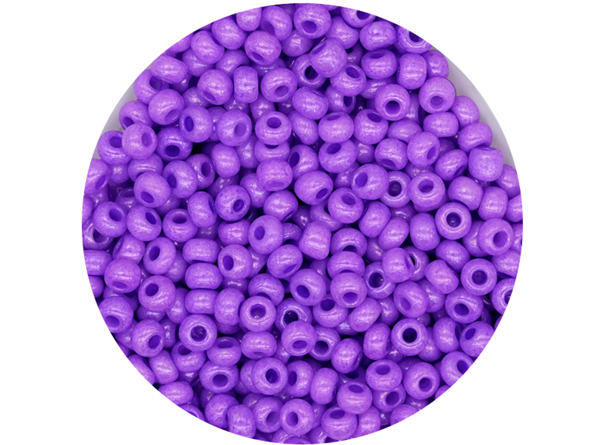 CHAQUIRA CHECA 8/0 (3MM) MORADO PERLADO X 20 GRAMOS (792 UND APROX) 1