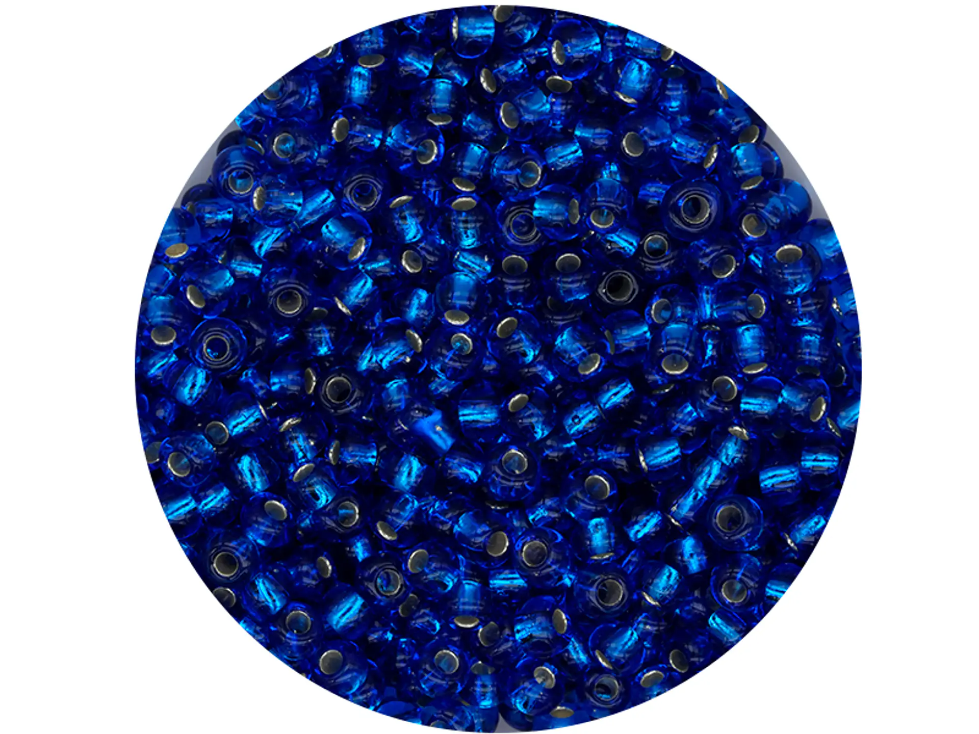 CZECH BEADS 8/0 BRILLIANT KING BLUE X 20 GRAMS 1