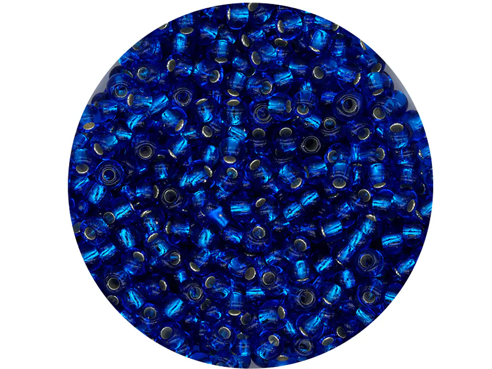 CZECH BEADS 8/0 BRILLIANT KING BLUE X 20 GRAMS 1