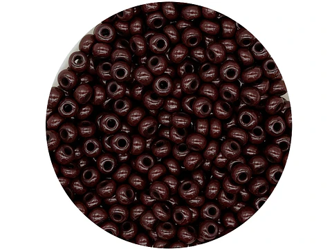 CZECH BEADS 8/0 COFFEE X 20 GRAMS