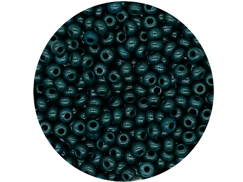 CHAQUIRA CHECA 8/0 (3MM) VERDE OSCURO X 20 GRAMOS (792 UND APROX)