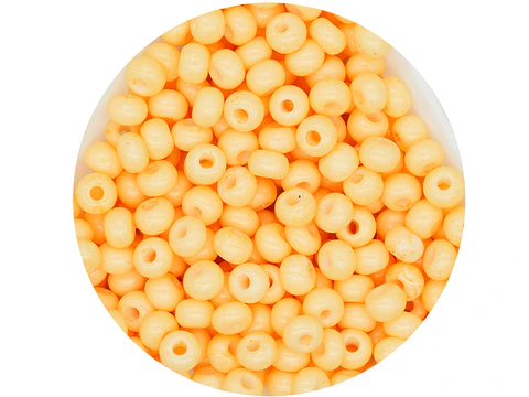 CHAQUIRA CHECA 6/0 (4MM) CURUBA PASTEL X 20 GRAMOS (296 UND APROX)