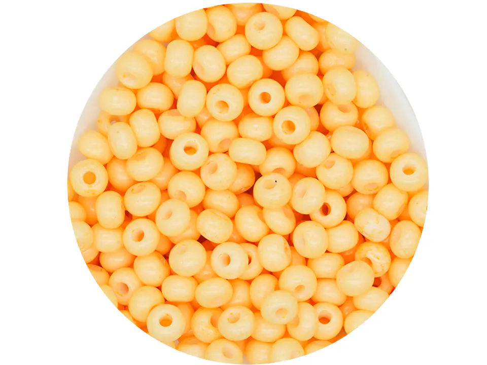 CHAQUIRA CHECA 6/0 (4MM) CURUBA PASTEL X 20 GRAMOS (296 UND APROX) 1
