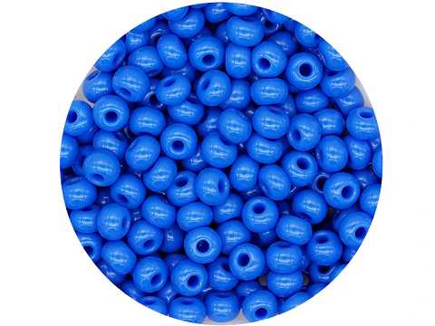 CHAQUIRA CHECA 6/0 (4MM)  HORTENCIA FUERTE X 20 GRAMOS (296 UND APROX)