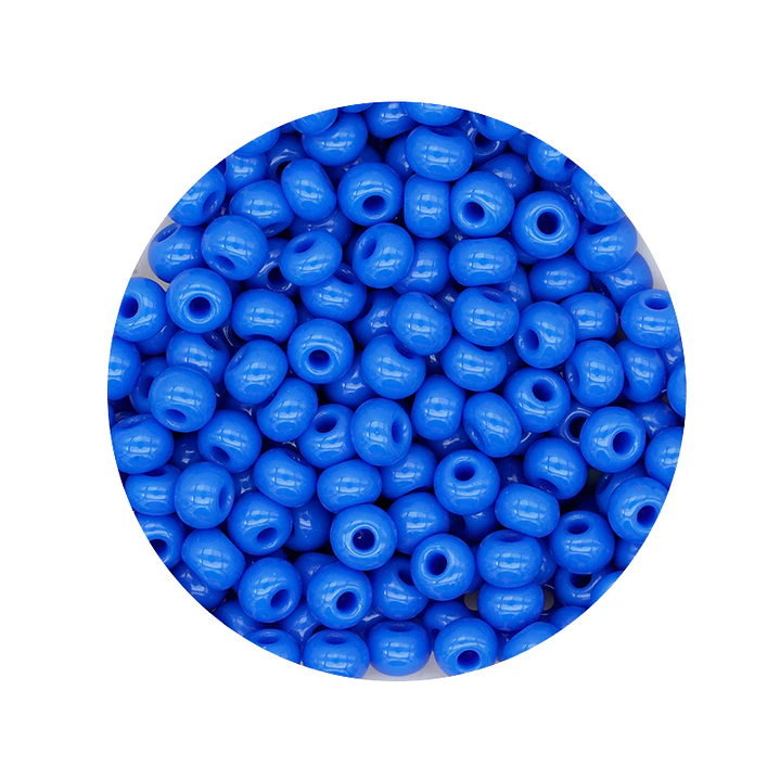 CHAQUIRA CHECA 6/0 (4MM)  HORTENCIA FUERTE X 20 GRAMOS (296 UND APROX) 1