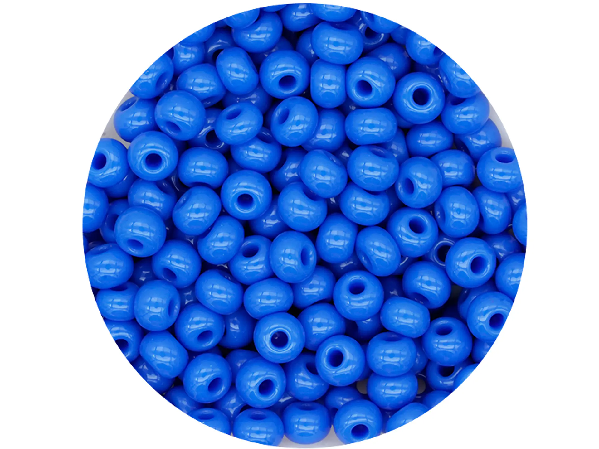 CHAQUIRA CHECA 6/0 (4MM)  HORTENCIA FUERTE X 20 GRAMOS (296 UND APROX) 1