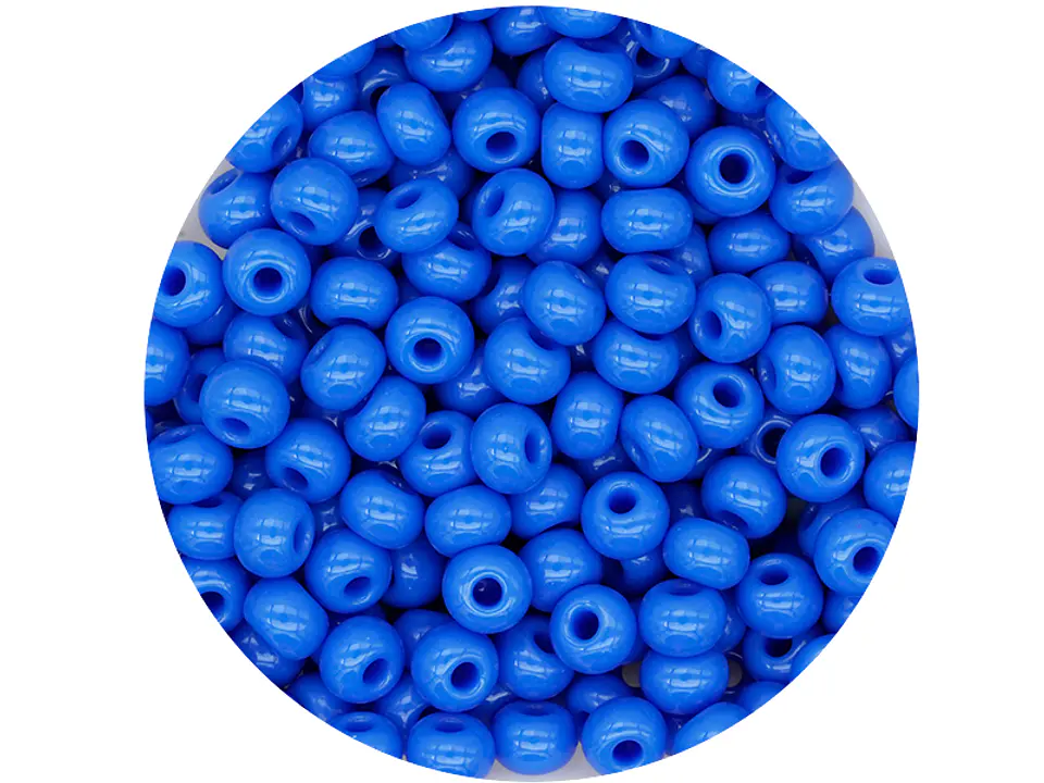 CHAQUIRA CHECA 6/0 (4MM)  HORTENCIA FUERTE X 20 GRAMOS (296 UND APROX) 1