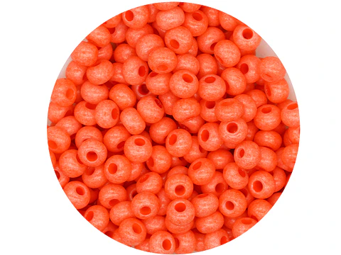 CZECH BEADS 6/0 DARK SALMON X 20 GRAMS