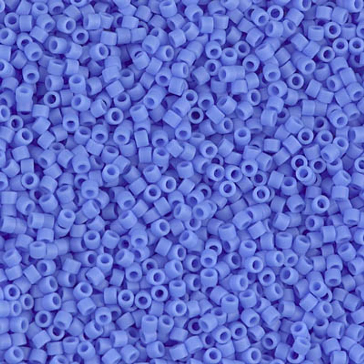 MIYUKI DELICA 11/0 MATE OPACO PERIWINKLE DB0760 POR 10 GRAMOS  1