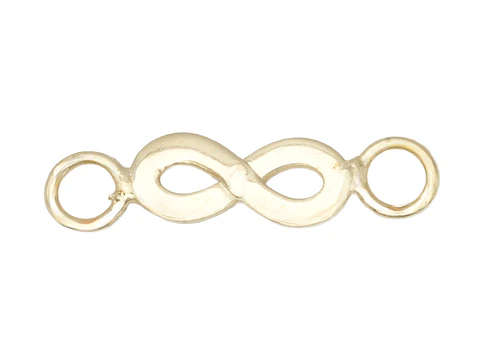ORO LAMINADO 18K SEPARADOR INFINITO 18*4MM