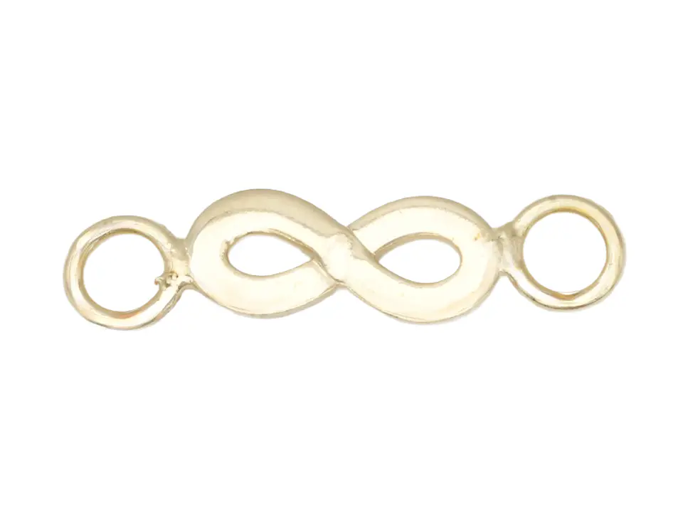 ORO LAMINADO 18K SEPARADOR INFINITO 18*4MM 1