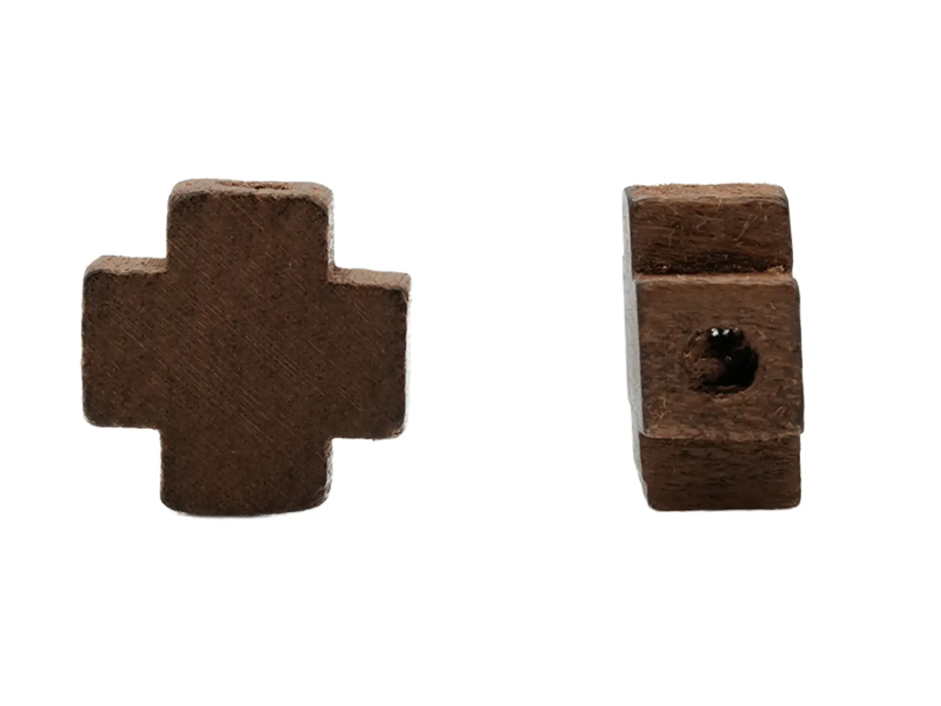 MADERA CRUZ CENTRO CAFE MIEL 10*10MM PAQUETE POR 10 UNIDADES 1