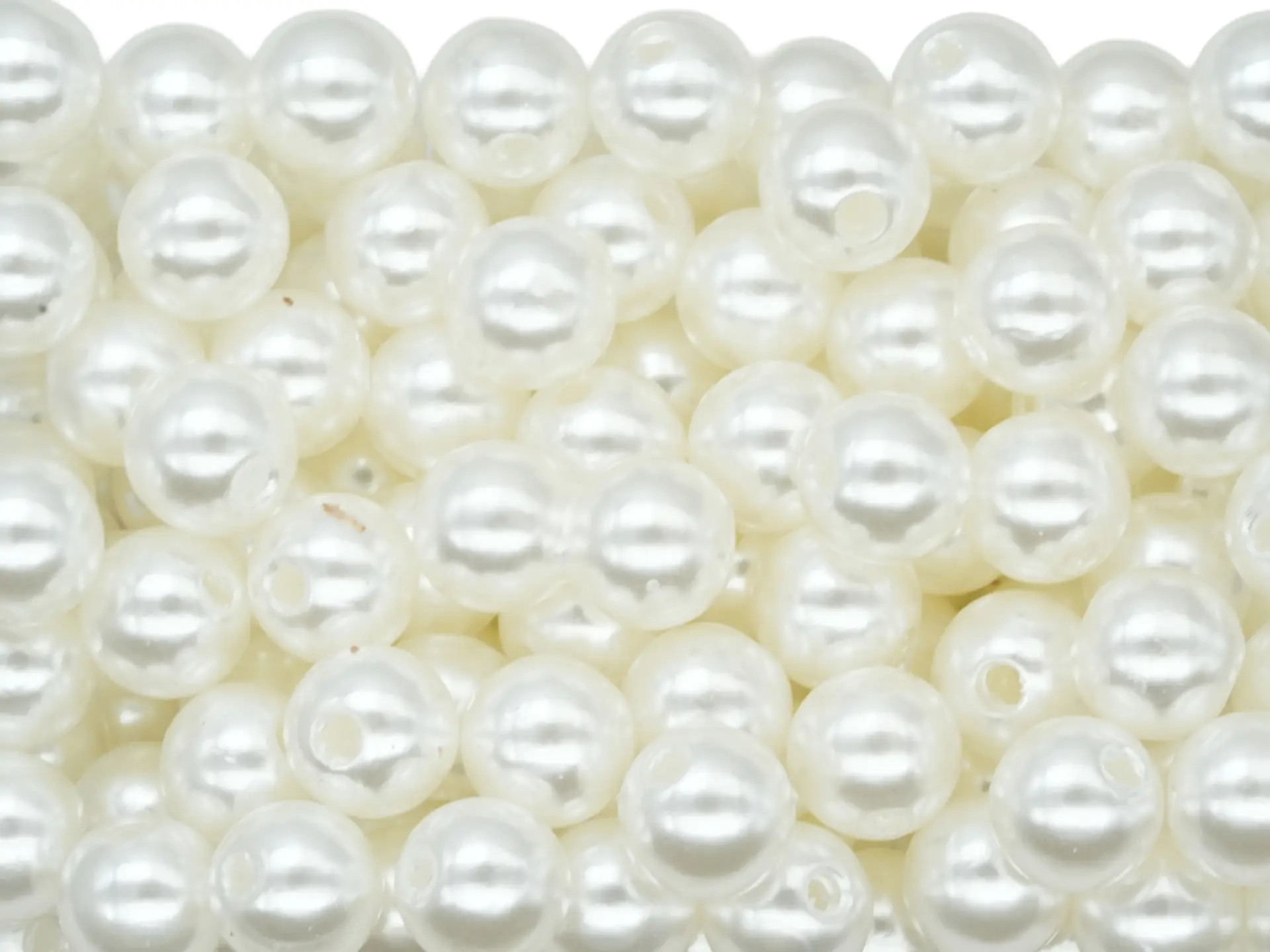 PERLA ACRILICA LISA BEIS 10MM PAQUETE 25 GRAMOS 1