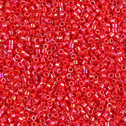 MIYUKI DELICA 11/0 OPACO VERMILLION ROJO AB DB0159 X 10 GRAMOS 