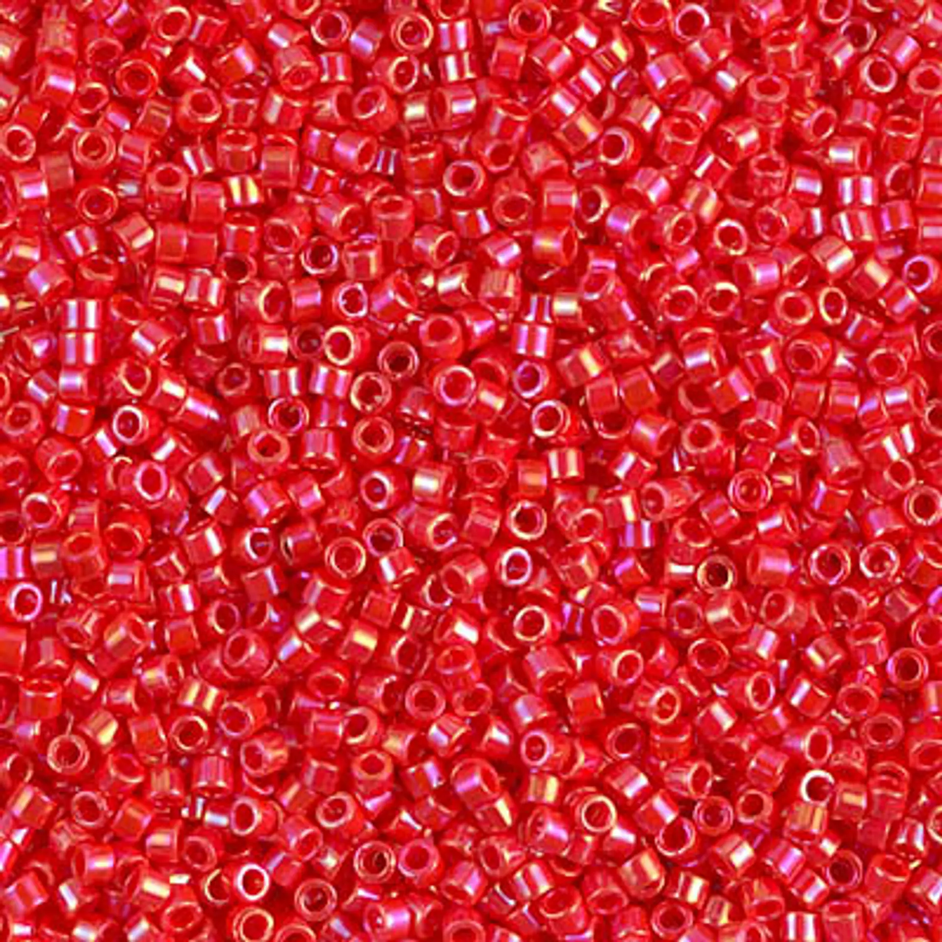 MIYUKI DELICA 11/0 OPACO VERMILLION ROJO AB DB0159 X 10 GRAMOS  1