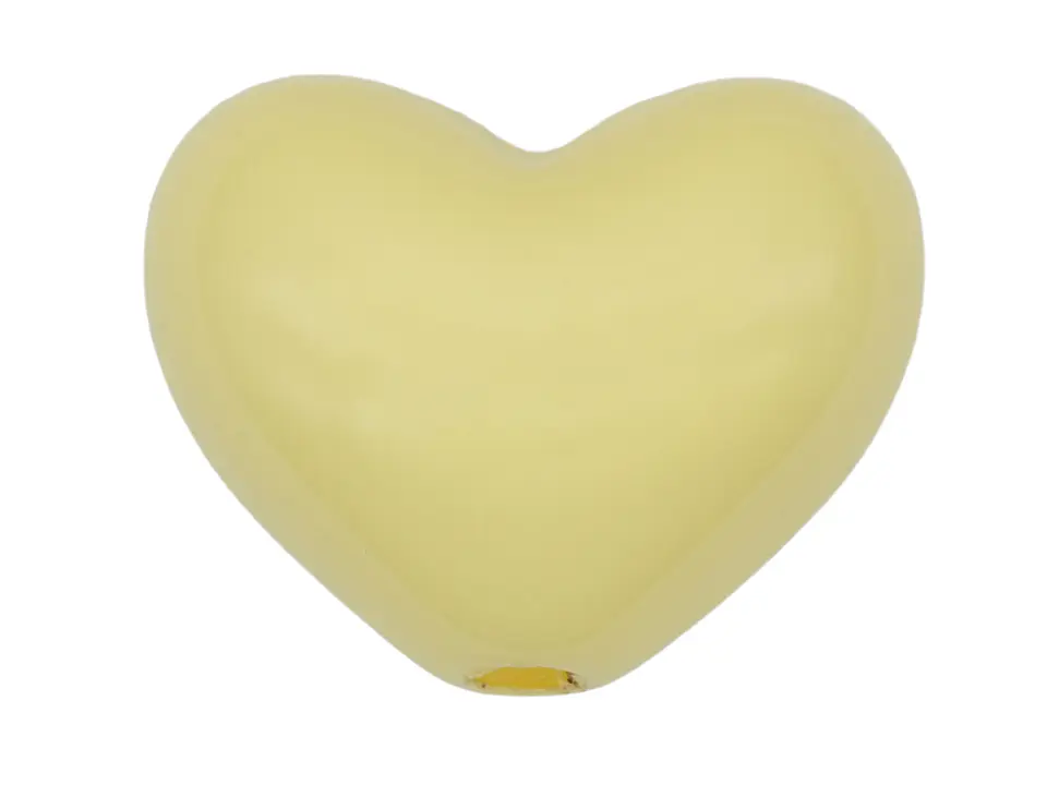 ACRILICO CORAZON PASADOR AMARILO PASTEL 17MM 1
