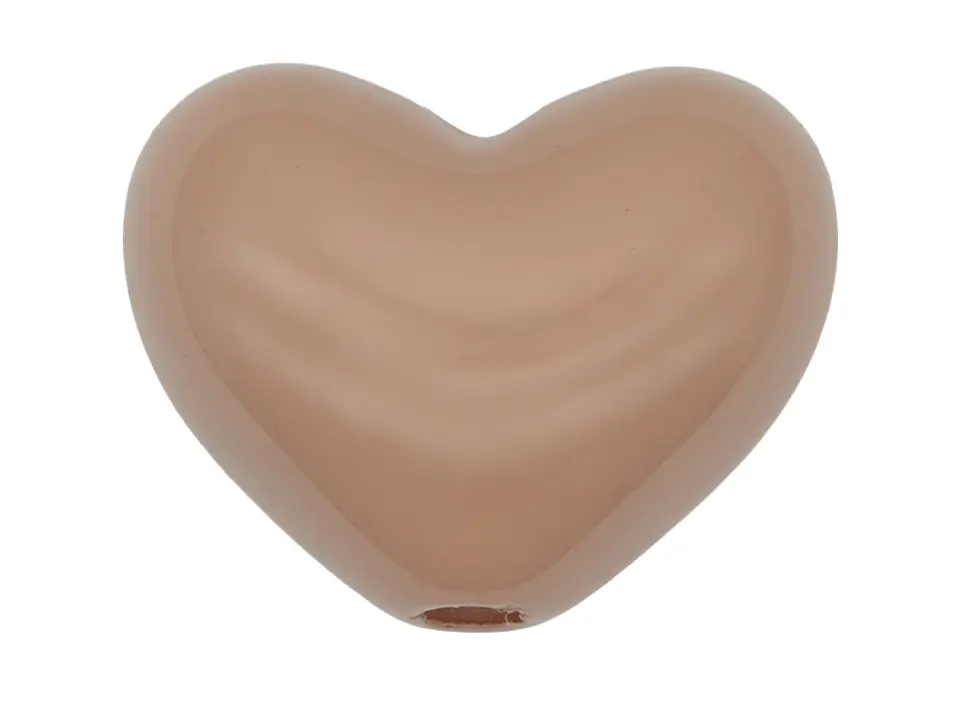 ACRILICO CORAZON PASADOR NUDE 17MM 1