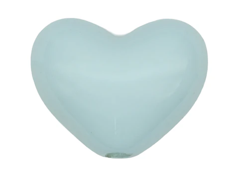 ACRILICO CORAZON PASADOR AZUL PASTEL 17MM