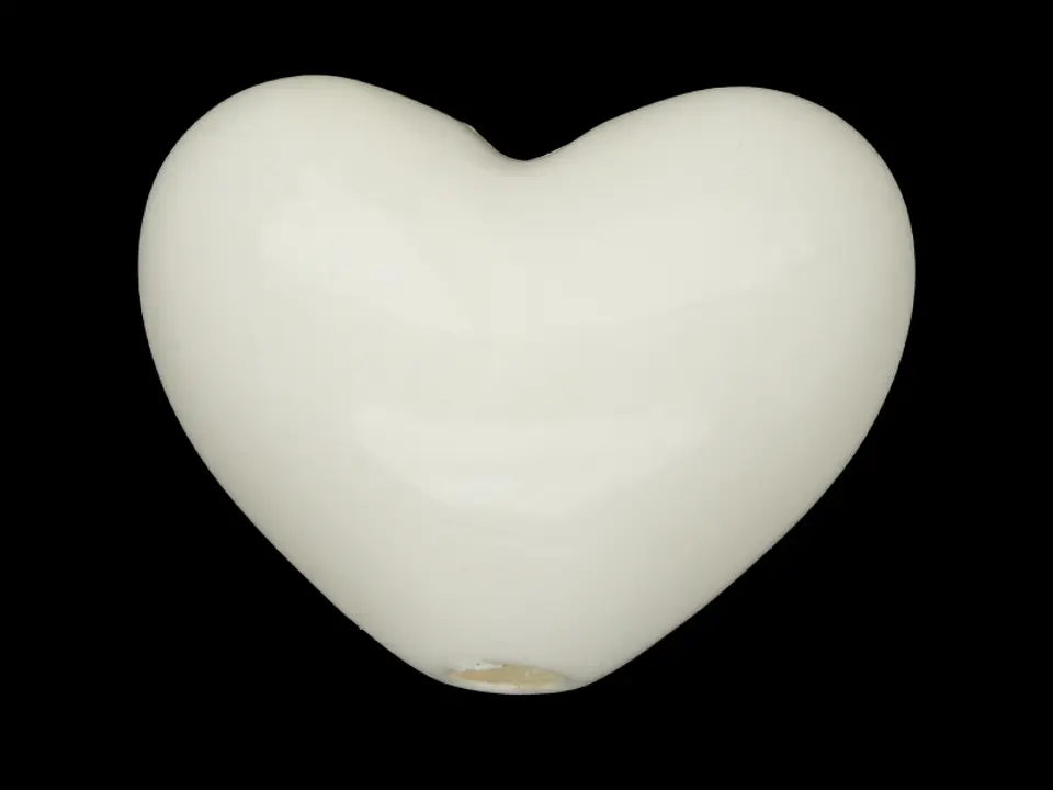 ACRILICO CORAZON PASADOR BEIS CLARO 17MM 1