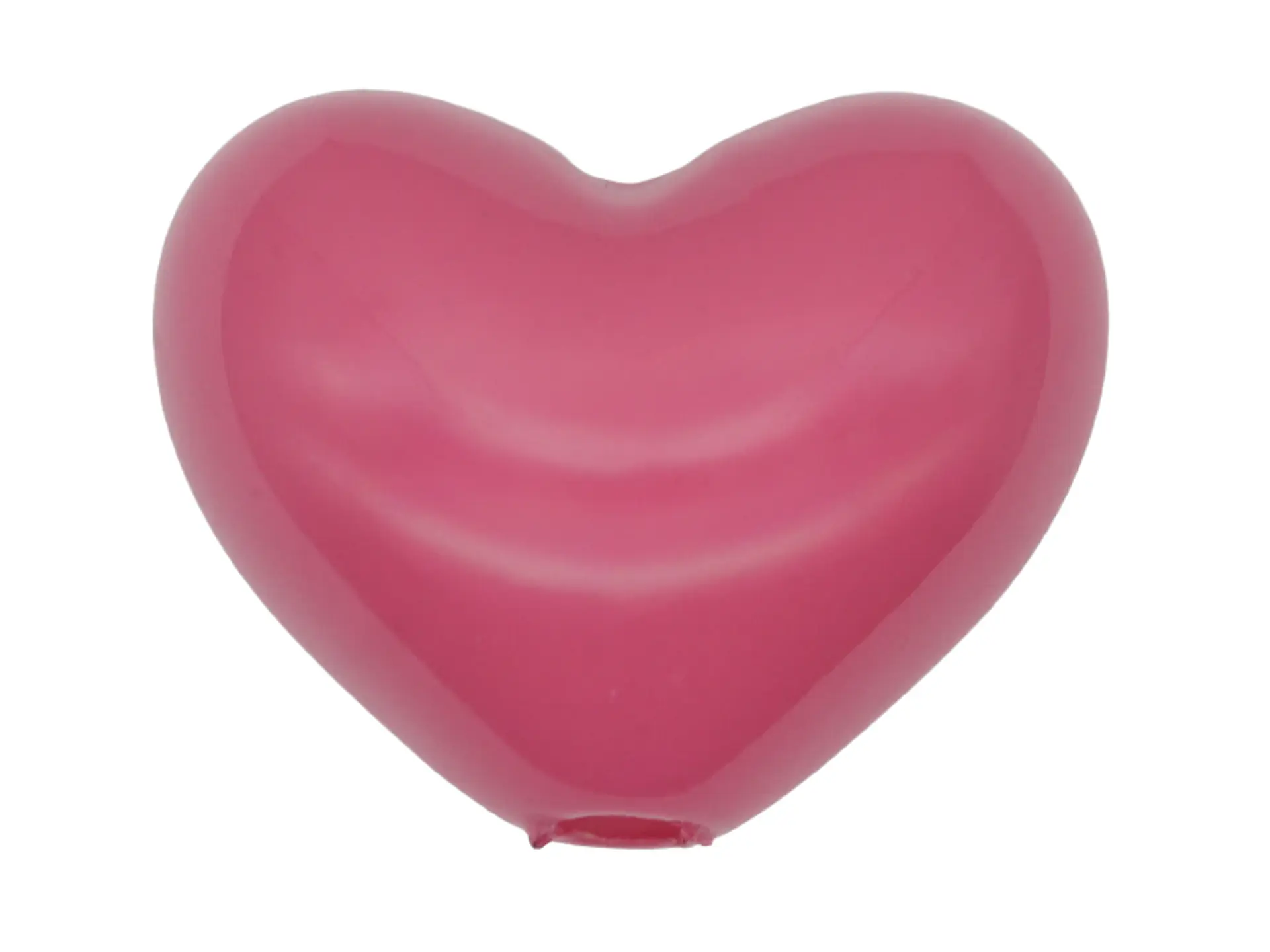ACRILICO CORAZON PASADOR FUCSIA 17MM 1
