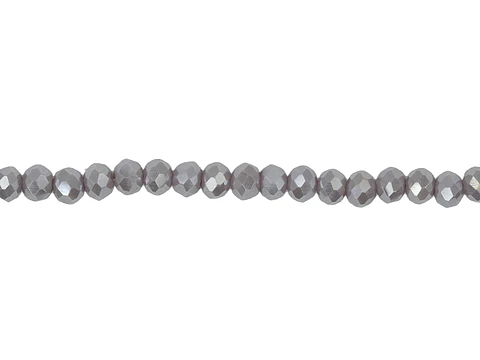 CRISTAL MURANO MORADO CLARO MATE AB # 4MM  TIRA 146 UND APROX