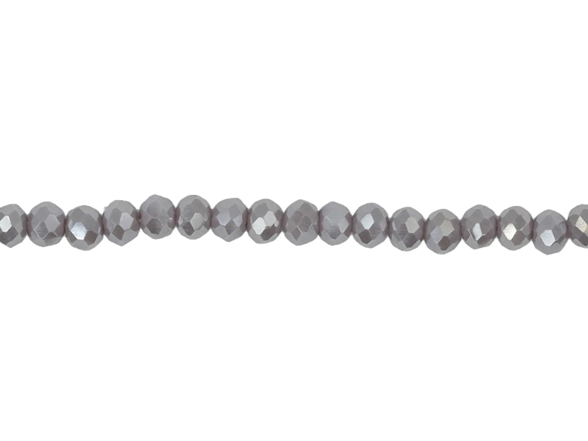 CRISTAL MURANO MORADO CLARO MATE AB # 4MM  TIRA 146 UND APROX 1