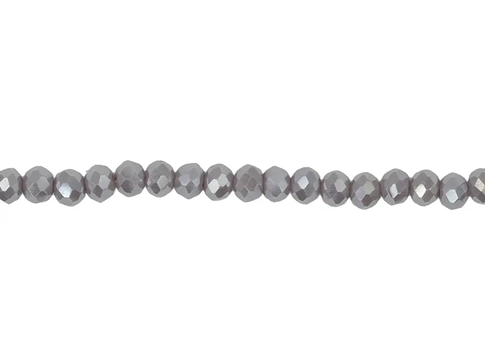 CRISTAL MURANO MORADO CLARO MATE AB # 4MM  TIRA 146 UND APROX 1