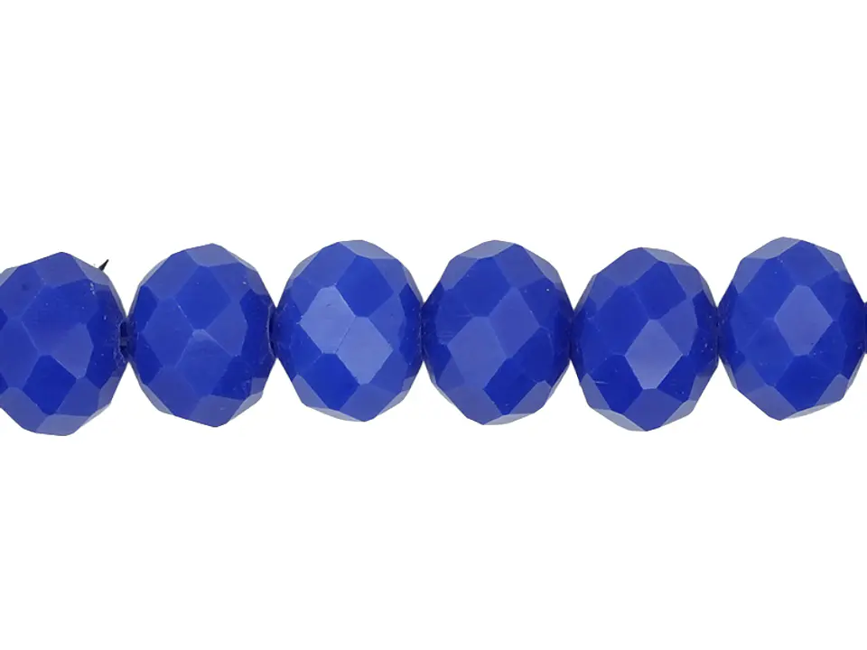 CRISTAL MURANO AZUL LAPISLAZURI MATE # 8MM TIRA 64 UNIDADES APROX 1