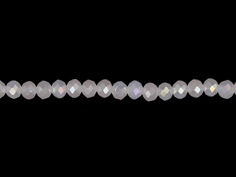 CRISTAL MURANO ROSADO MATE AB # 4MM  TIRA 146 UND APROX