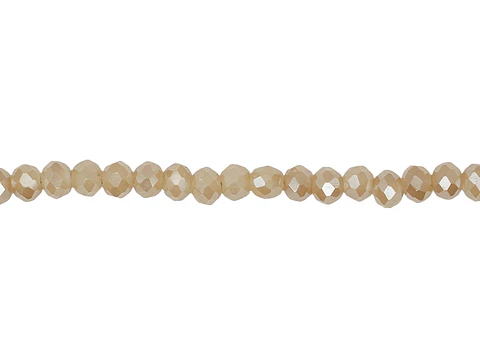 CRISTAL MURANO CHAMPAÑA MATE AB # 4MM  TIRA 146 UND APROX