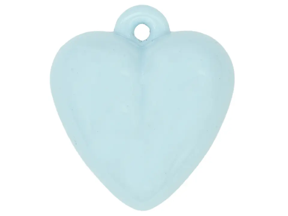 ACRILICO CORAZON DIJE AZUL PASTEL 30MM 1