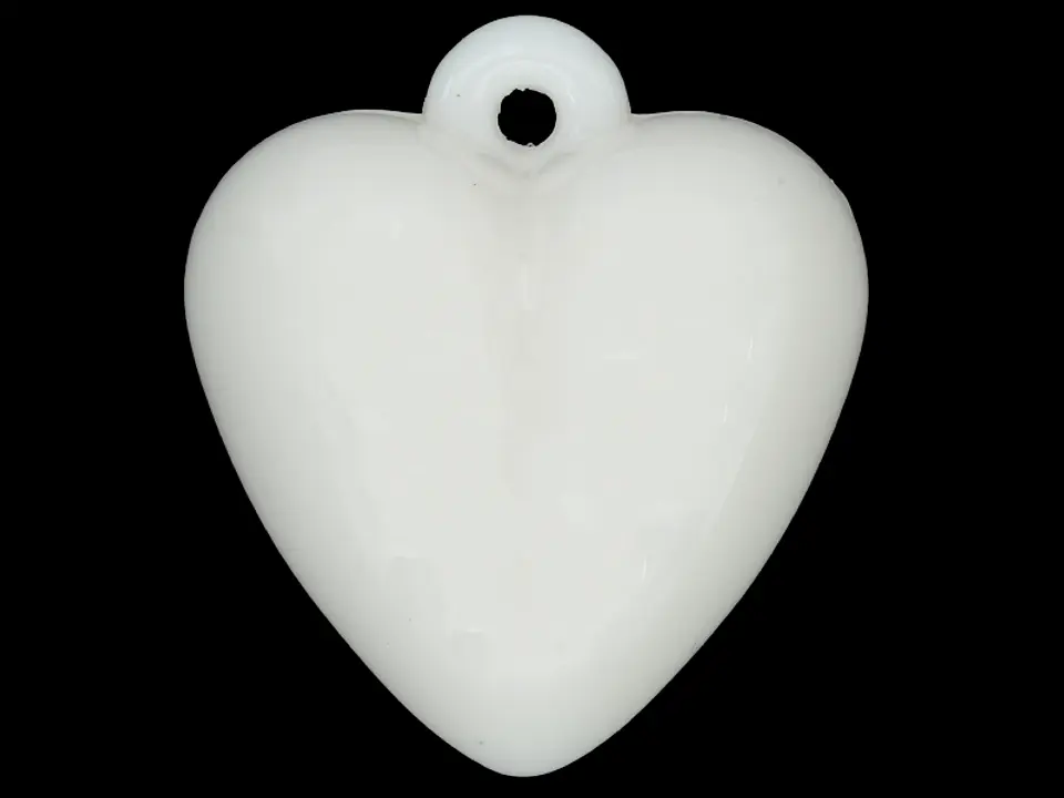 ACRILICO CORAZON DIJE BEIS CLARO 30MM 1
