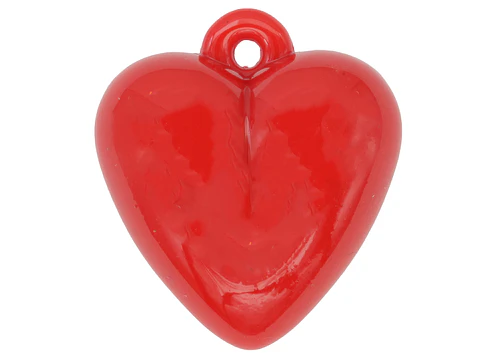 ACRILICO CORAZON DIJE ROJO 30MM