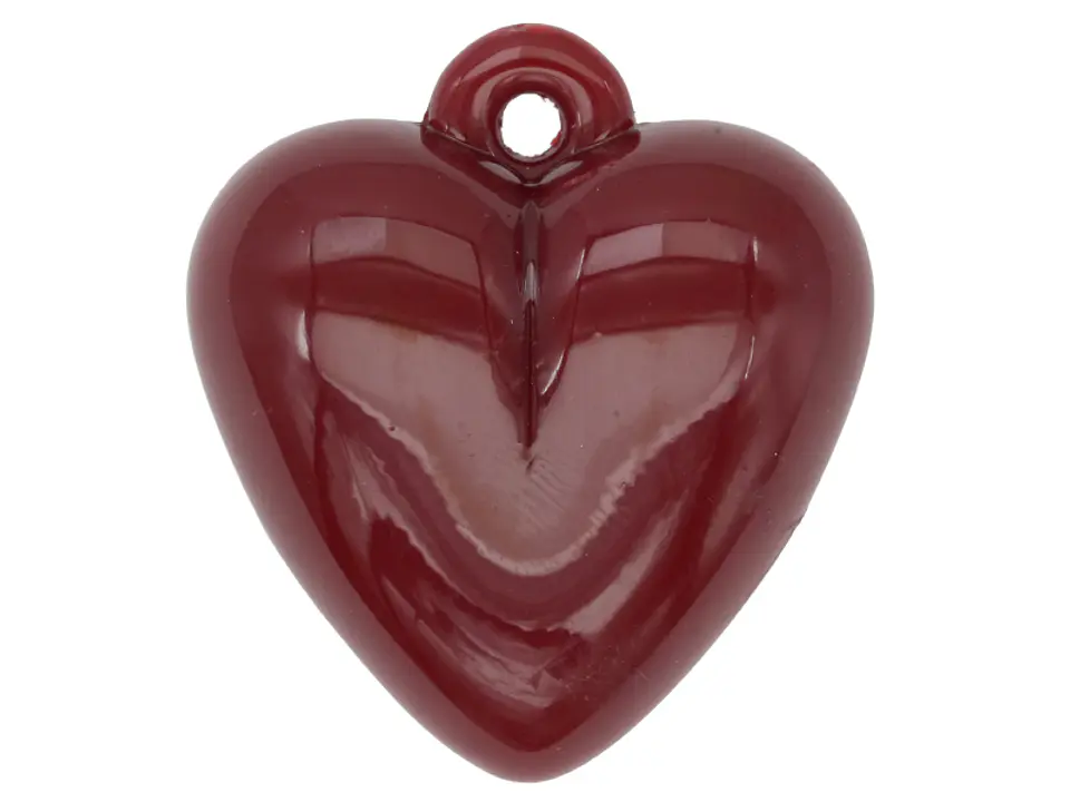 ACRILICO CORAZON DIJE VINOTINTO 30MM 1