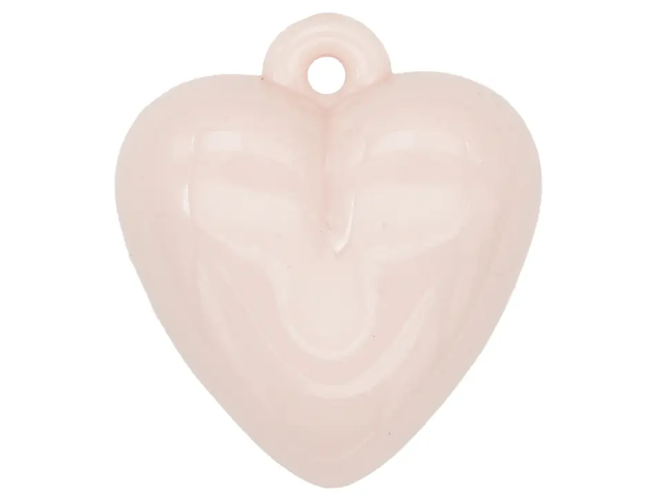 ACRILICO CORAZON DIJE PALO ROSA 30MM 1