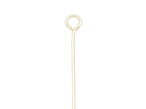 ACERO DORADO ALFILER CABEZA REDONDA 0.7*35M