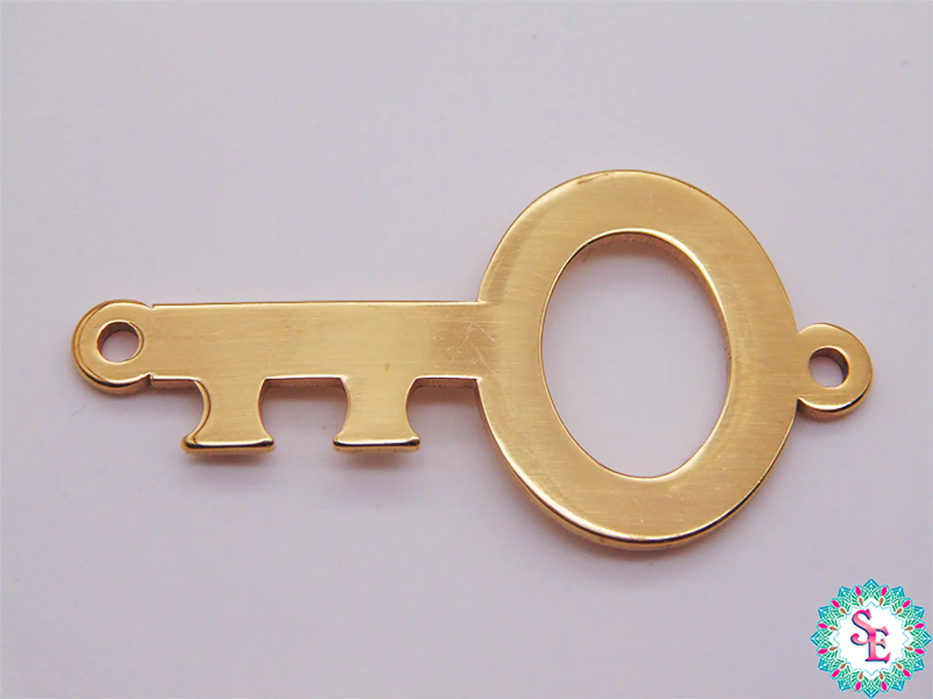 ACERO DORADO TERMINAL PULSERA LLAVE GRANDE  35*15MM  1