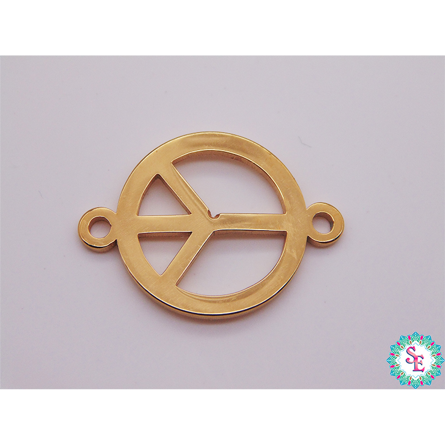 ACERO DOR  TERMINAL SIGNO PAZ 21*16MM 1