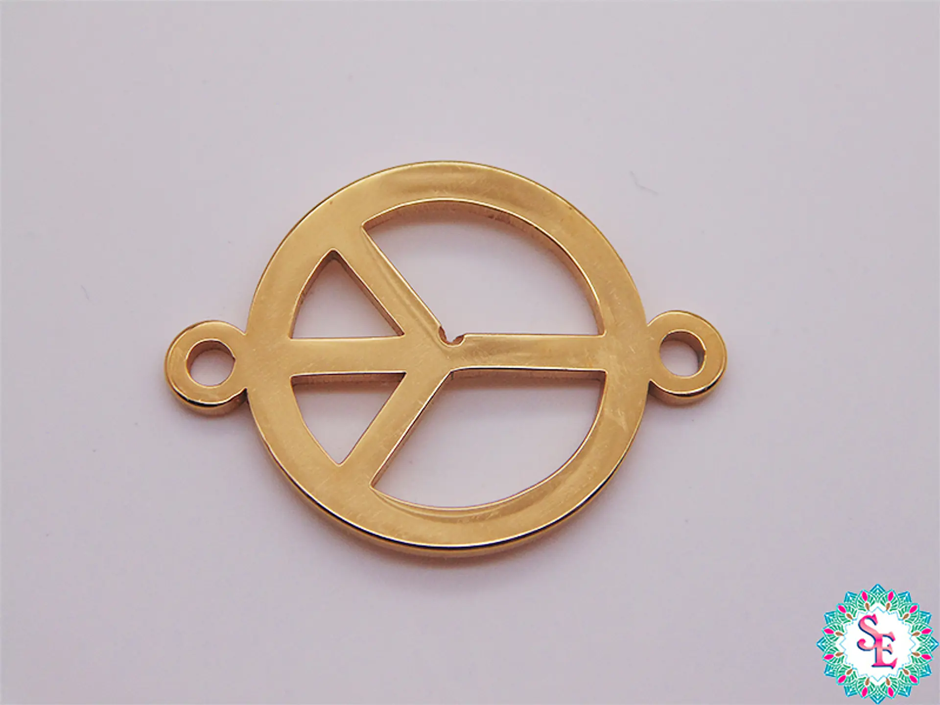 ACERO DOR  TERMINAL SIGNO PAZ 21*16MM 1
