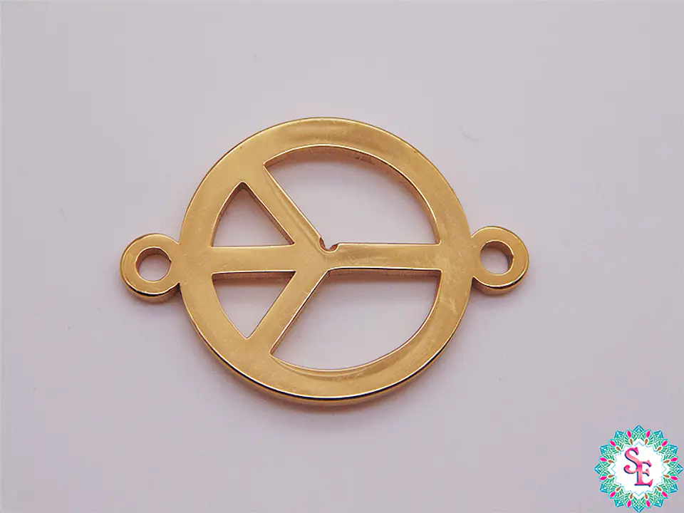 ACERO DOR  TERMINAL SIGNO PAZ 21*16MM 1