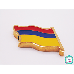 GOLDEN STEEL HARDWARE COLOMBIAN FLAG BRACELET 20*17MM X PCS