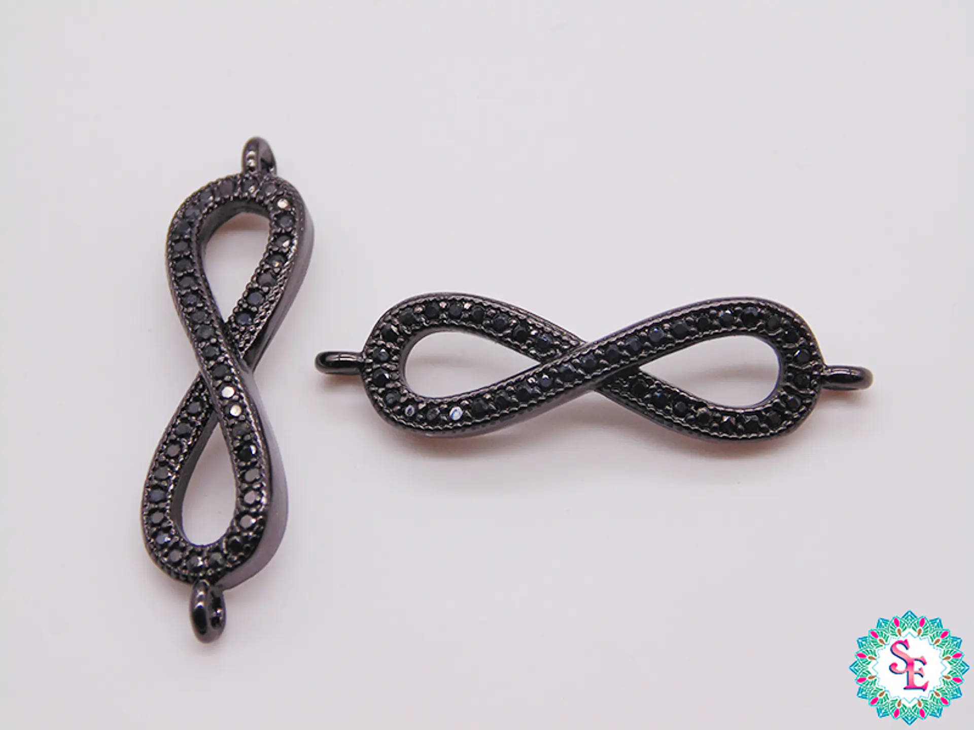 RODIO NEGRO INFINITO CIRCON NEGRO 27*7MM 1
