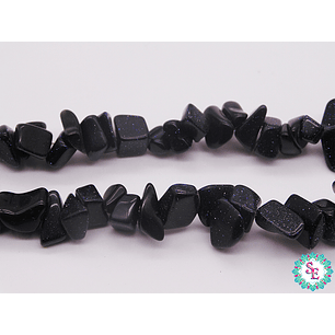 PIEDRA NATURAL PEQUEÑA PICADA LLUVIA DE PLATA 5-8MM X 80CM APROX 