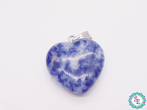 PIEDRA NATURAL CORAZON DIJE 20MM SODALITA