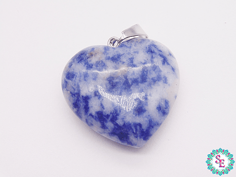 PIEDRA NATURAL CORAZON DIJE 25MM SODALITA