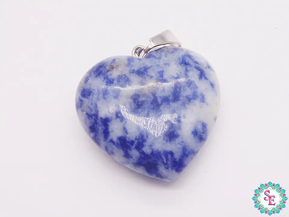PIEDRA NATURAL CORAZON DIJE 25MM SODALITA 1